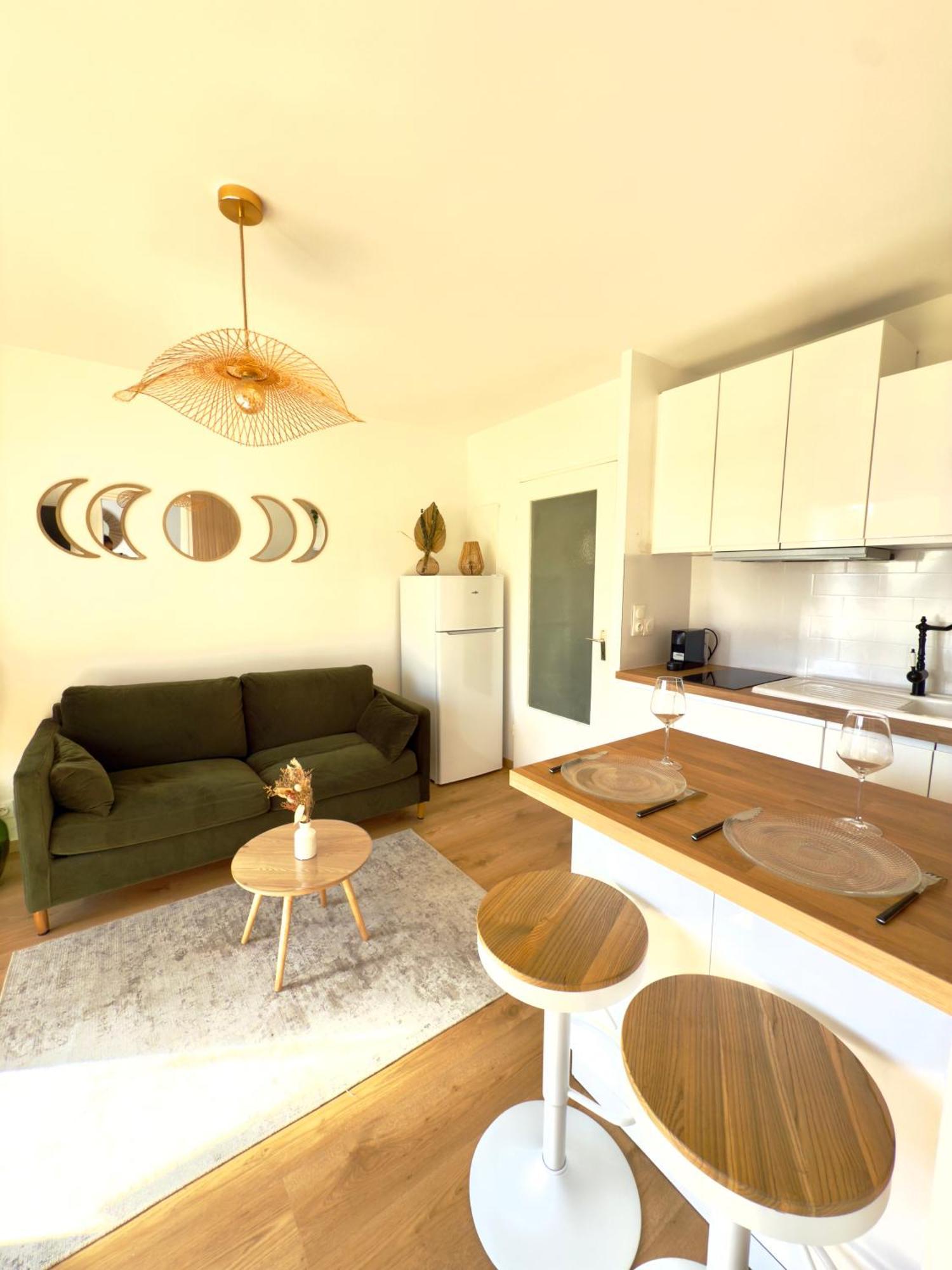 Appartement Cosy 1 Chambre Pour 2 Pers - Renove - Terrasse - Parking ดีนาร์ ภายนอก รูปภาพ