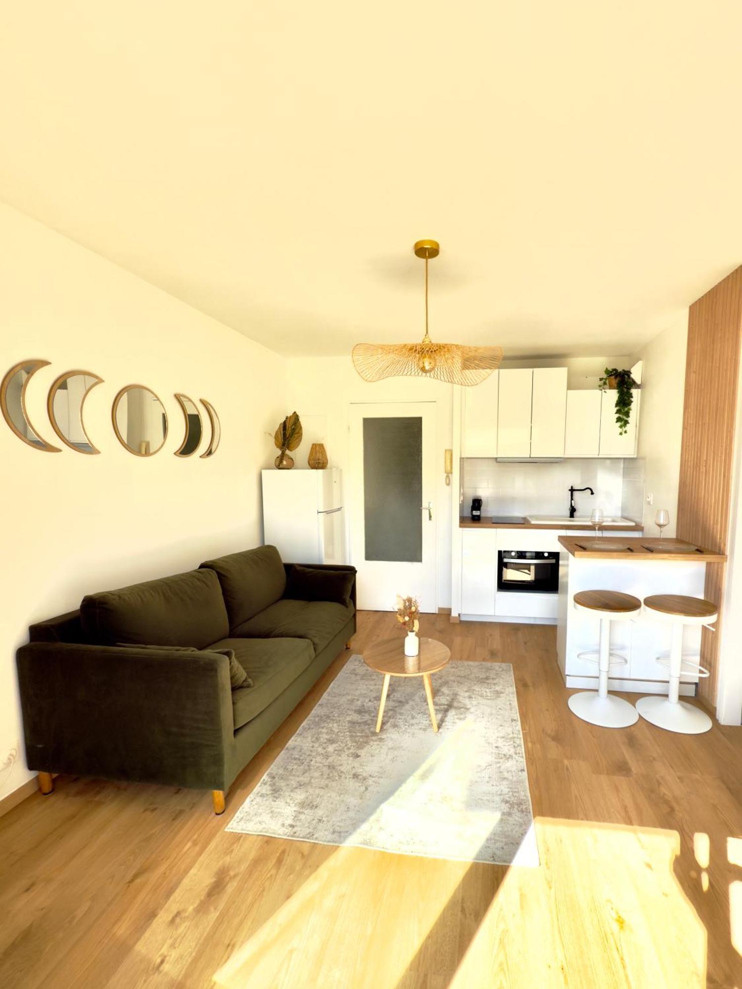 Appartement Cosy 1 Chambre Pour 2 Pers - Renove - Terrasse - Parking ดีนาร์ ภายนอก รูปภาพ